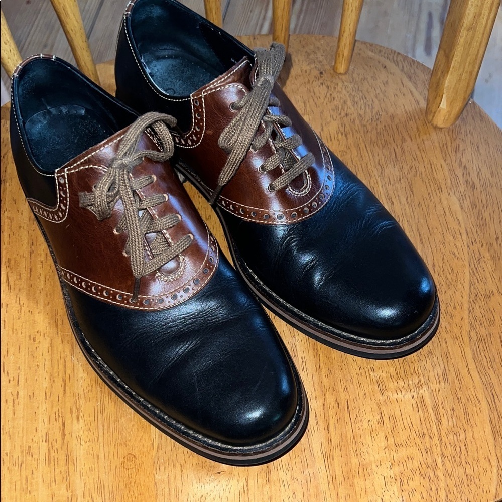 Cole Haan Black and Brown Oxfords Size 8.5